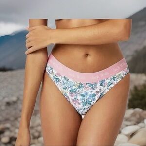 Jack Wills Pink and Floral Bikini Bottoms